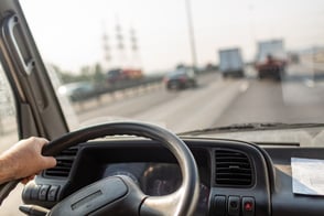 Truck road pov